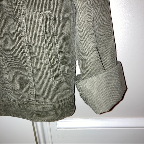 Pacsun fleece lined green corduroy jacket - Picture 3 of 5